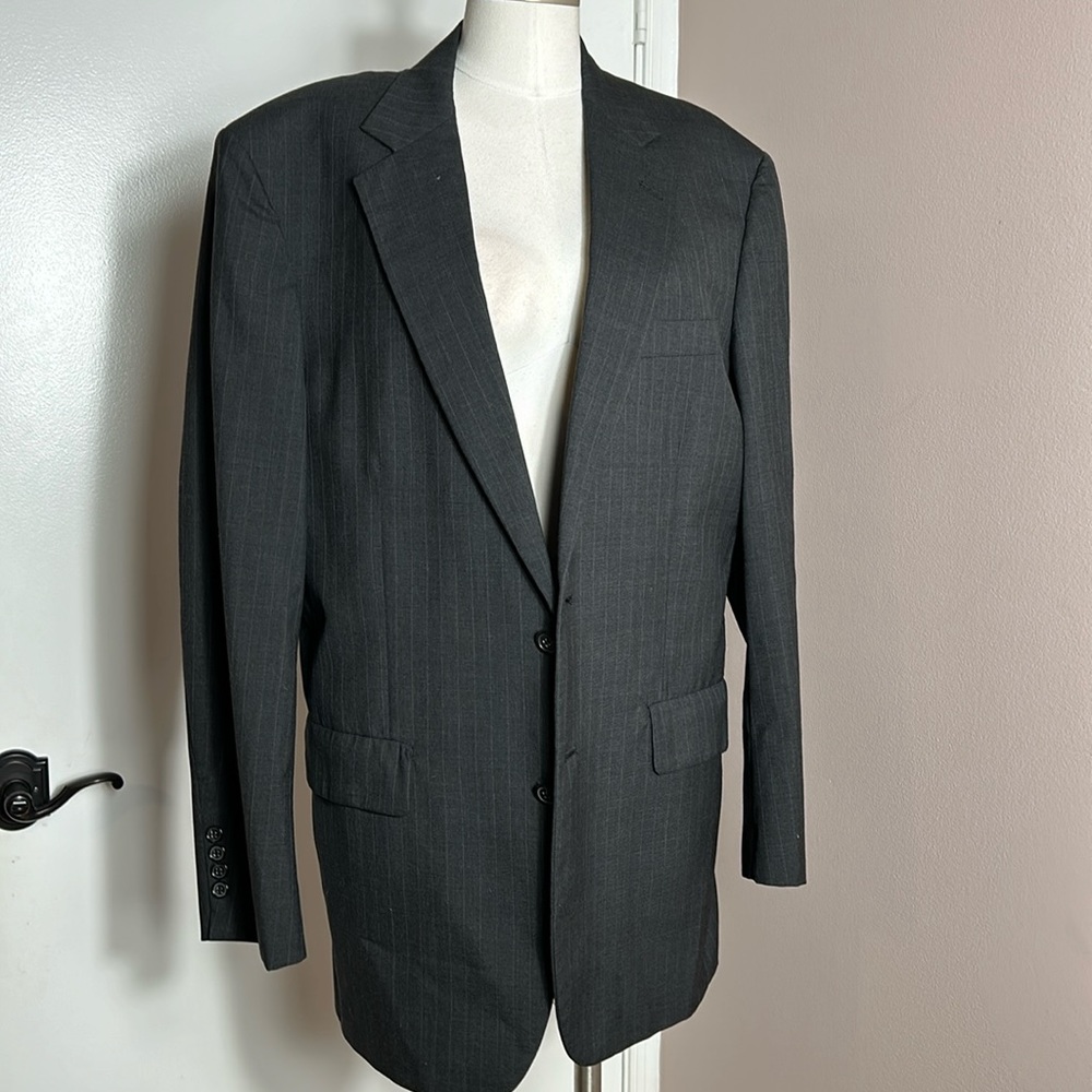 Brooks Brothers Dark Gray Wool Suit 2 piece Set size 42